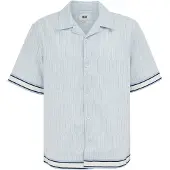 We fashion Camisa navy / azul real / azul claro / branco