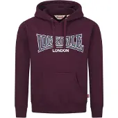 Lonsdale Sweatshirt 'Sellan' safira / bordeaux / branco