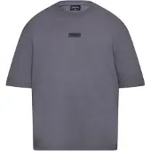Dropsize Camisa cinzento escuro / preto