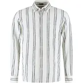 Dstrezzed Camisa 'Scott' cinzento / cinzento escuro / branco