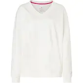 LIEBLINGSSTÜCK Sweatshirt 'TatjanaL' verde / cor-de-rosa / branco