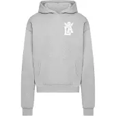 Mister tee Sweatshirt 'LA Wings' cinzento / branco