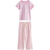 Next Pijama creme / cor-de-rosa / rosé