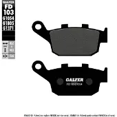Galfer Pastilhas De Freio Sinterizadas Fd103g1054