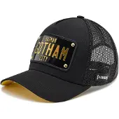 Capslab Boné 'Gorra negra gotham plate trucker cap' preto