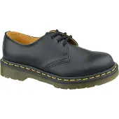 Dr. Martens unisex. 11838002 Sapatos de couro 1461 Preto liso (44), Plano, Cordão, Casual