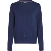 Tommy Hilfiger Casaco de malha 'Fine' navy