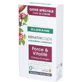Klorane Keratincapsule Forza Vitalità 3x30 capsule — Integratore