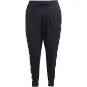 Adidas CALÇAS DE FATO DE TREINO ESSENTIALS DE 3 RISCAS (PLUS SIZE)