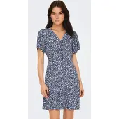 ONLY Vestido 'ONLEvida' azul noturno / azul claro / roxo pastel / branco