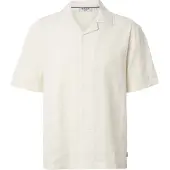 INDICODE JEANS Camisa 'Waves' marfim