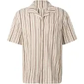 INDICODE JEANS Camisa 'Amari' bege / castanho
