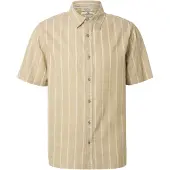 INDICODE JEANS Camisa 'Tryp' areia / branco