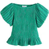 Next Blusa esmeralda / verde escuro / rosa