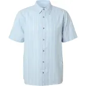 INDICODE JEANS Camisa 'Tryp' azul céu / branco