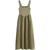 Next Vestido de verão cáqui