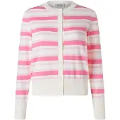 MAERZ Muenchen Casaco de malha rosa / branco