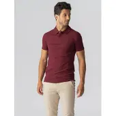 TeeShoppen Camisa ' Muscle Polo ' bordeaux