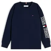 Tommy Hilfiger Camisola 'TEAM' marinho / branco