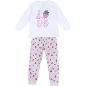 Chicco Pijama verde / rosa / branco