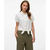 Vero Moda Blusa De Manga Curta Thea Tie
