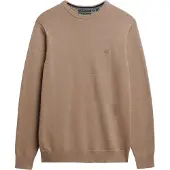 Superdry para homem. M6110691A Camisola Essentials bege (XXL), Casual, Algodão