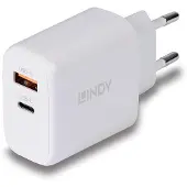 Lindy Carregador De Parede Usb-a E Usb-c 65w