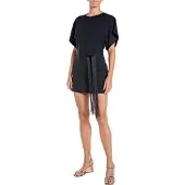 Replay Vestido Curto De Manga Curta Dk4217.000.g23778