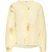 Fransa Blusa 'FRWINA' castanho claro / amarelo claro