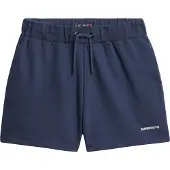 Superdry para mulher. W7110474A Calções lisos azul-marinho (XL), Casual, Algodão