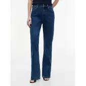 Tommy Hilfiger Calças de ganga 'Mid Rise Bootcut' azul escuro