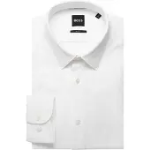 BOSS Camisa clássica 'HANK' branco