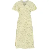 Vila Vestido Midi De Manga Curta Lovie Wrap
