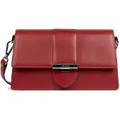 LANCASTER PARIS Mala de ombro 'Ily' vermelho