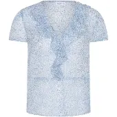 Saint tropez Blusa 'SZRachil' azul claro / branco