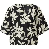 s.Oliver Blusa creme / preto