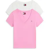 Tommy Hilfiger Camisa rosa claro / branco