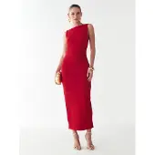 BWLDR Vestido de cocktail 'Shian' vermelho