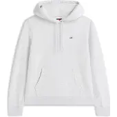 Tommy Hilfiger Sweatshirt 'Flag Embroidery Drawstring' cinzento claro