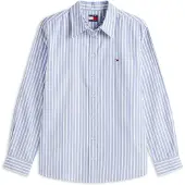 Tommy Hilfiger Blusa 'Regular Fit' azul / branco