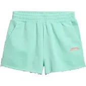 Superdry para mulher. W7110462A Calções tingidos essenciais turquesa (38), Casual, Algodão