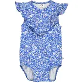 Müsli Macacão/Body azul / branco