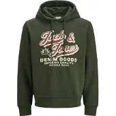 Jack & Jones Moletom Com Capuz Logo 2 Col