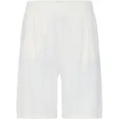 Oxmo Calças ' OXNInna Linen Mix Bermuda ' creme / branco
