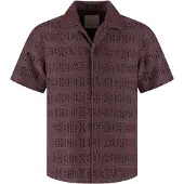 Dstrezzed Camisa 'Luca Resort' berinjela