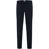 Dstrezzed Calças chino 'Marlon Pleat' navy