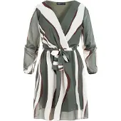 Cloud5ive Vestido castanho / oliveira / branco