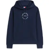 Tommy Hilfiger Sweatshirt 'Logo Drawstring' navy / vermelho / branco