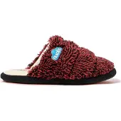 Nuvola Nuvola. Pantufa 'Zueco Cloud Polar' borgonha