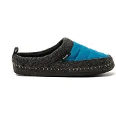 Nuvola. Pantufa 'Zueco New Wool' petróleo